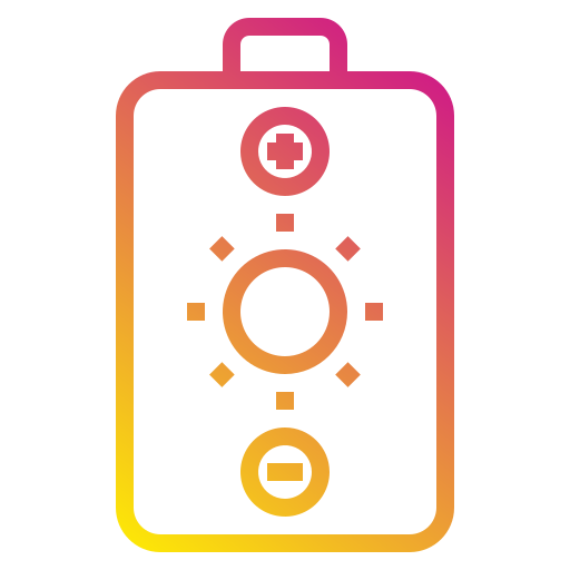 Battery Payungkead Gradient icon