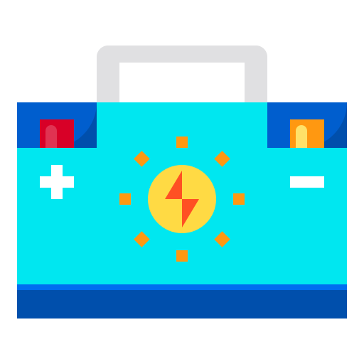Battery Payungkead Flat icon