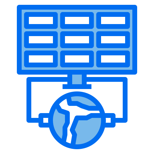 Solar panel Payungkead Blue icon