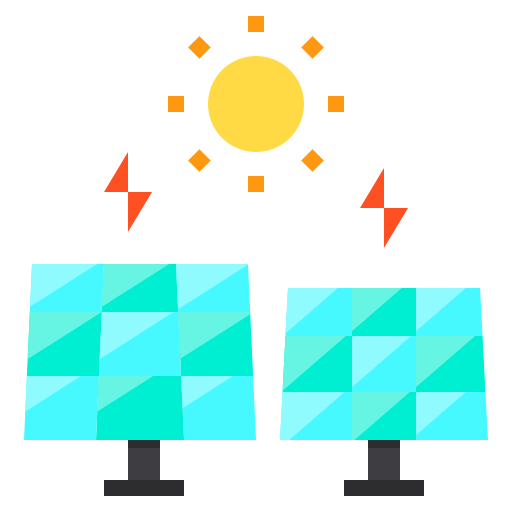 energia solare Payungkead Flat icona