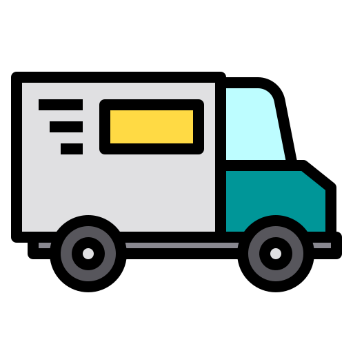 트럭 Payungkead Lineal Color icon