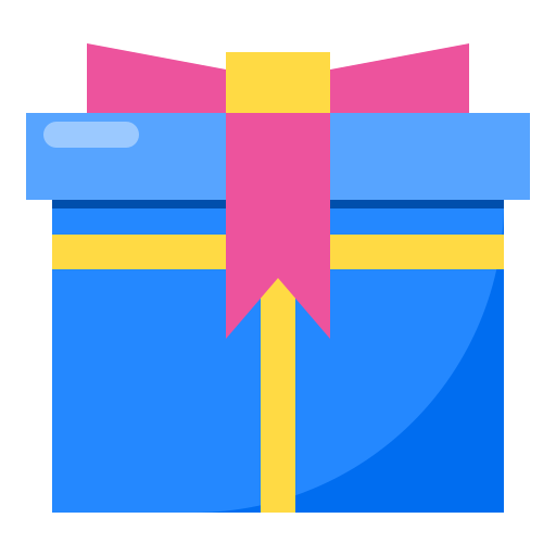 Gift box Payungkead Flat icon