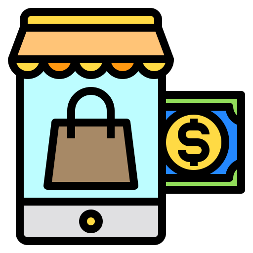 온라인 쇼핑 Payungkead Lineal Color icon