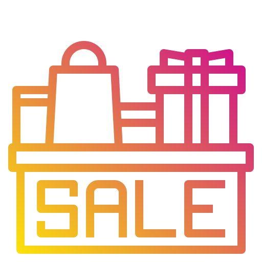 Shopping items Payungkead Gradient icon