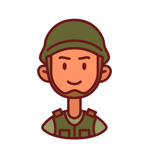 Soldier Generic Outline Color icon