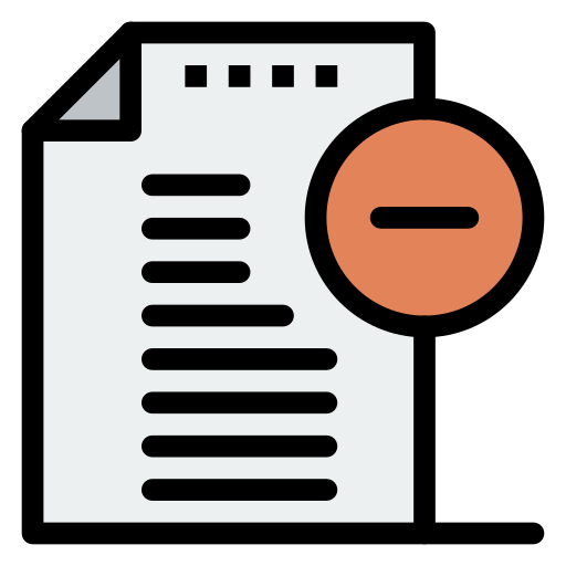 Document Flatart Icons Lineal Color icon