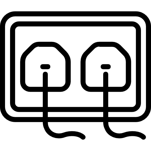 gniazdo elektryczne Basic Miscellany Lineal ikona