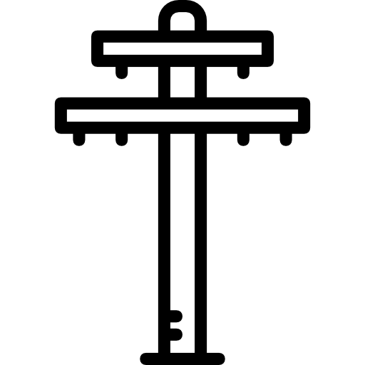 elektrische toren Basic Miscellany Lineal icoon