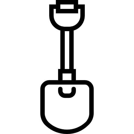 Shovel Basic Miscellany Lineal icon