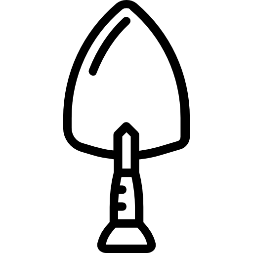 Trowel Basic Miscellany Lineal icon