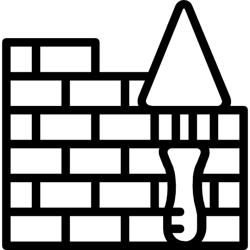 muro di mattoni Basic Miscellany Lineal icona
