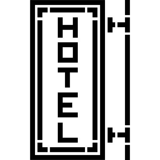 hotel Detailed Straight Lineal icona