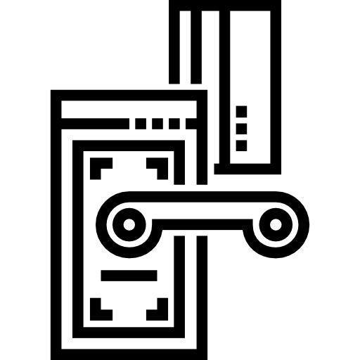 deurknop Detailed Straight Lineal icoon