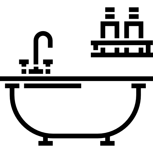 Bathtub Detailed Straight Lineal icon
