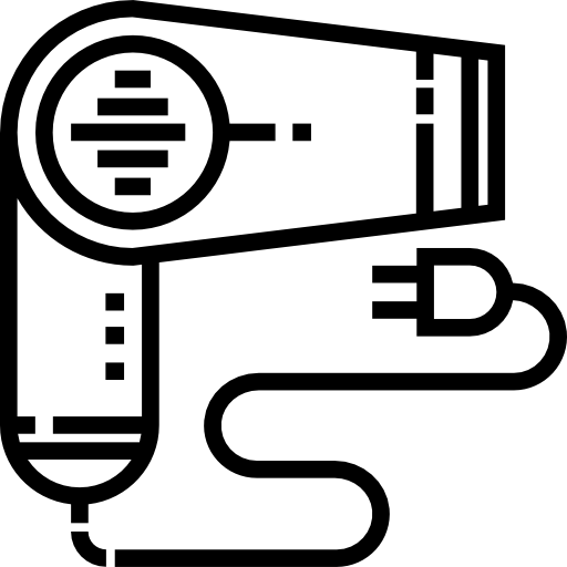 Hair dryer Detailed Straight Lineal icon
