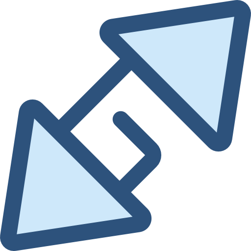 uitbreiden Monochrome Blue icoon