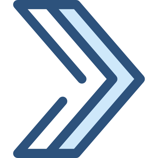 chevron Monochrome Blue icona