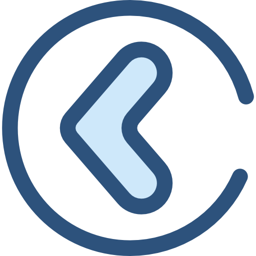 Chevron Monochrome Blue icon