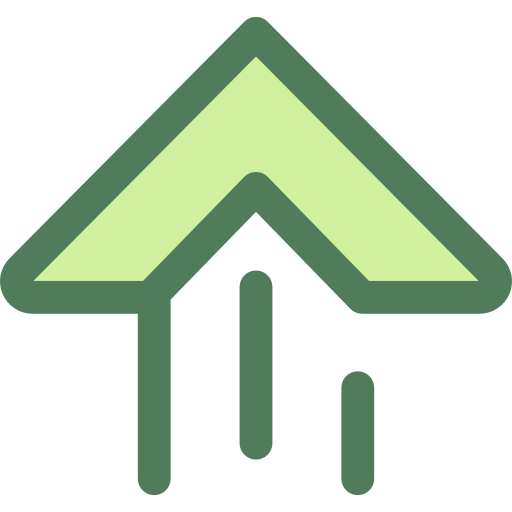 Upload Monochrome Green icon