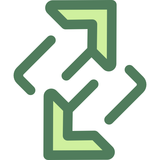 Exchange Monochrome Green icon