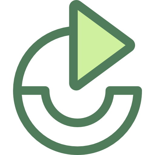 Redo Monochrome Green icon