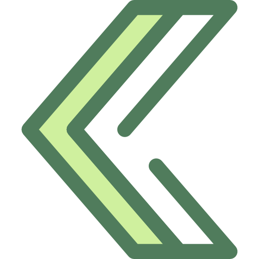 chevron Monochrome Green icon