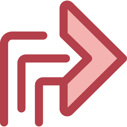 diagonal Monochrome Red icono