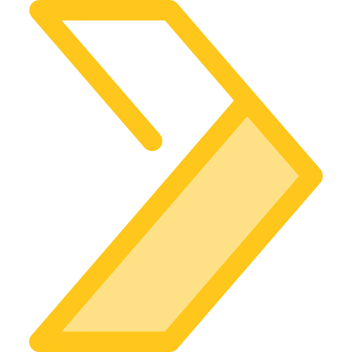 chevron Monochrome Yellow icoon