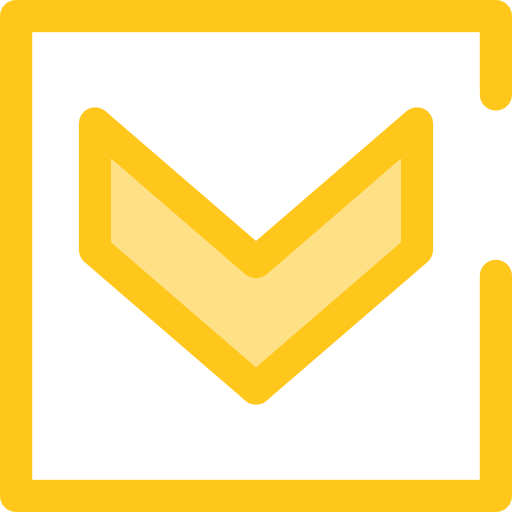Chevron Monochrome Yellow icon