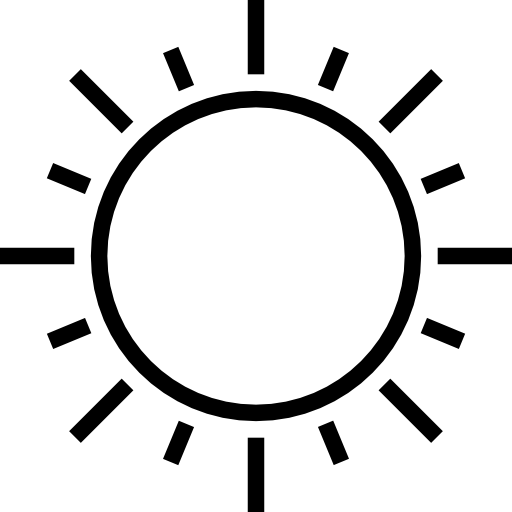 słońce Meticulous Line ikona