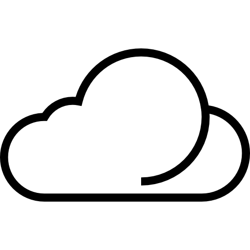 nube Meticulous Line icono
