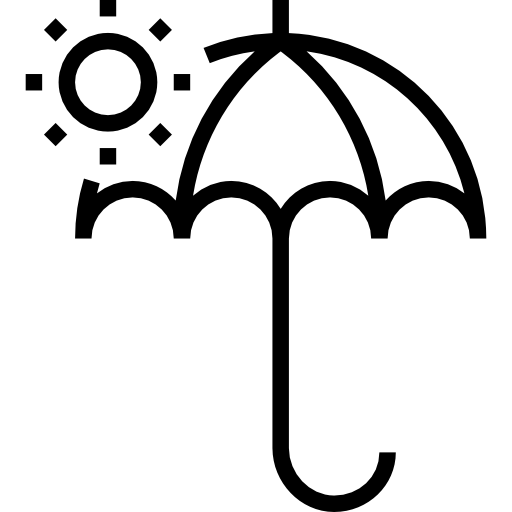paraguas Meticulous Line icono