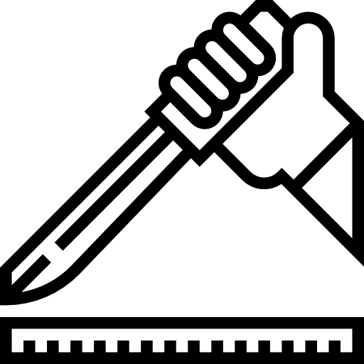 Knife Meticulous Line icon