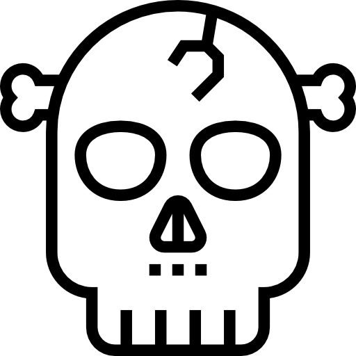 cráneo Meticulous Line icono