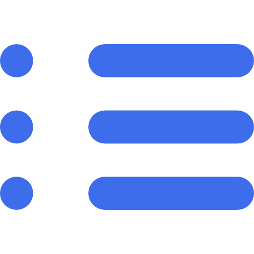 Menu Basic Rounded Flat icon