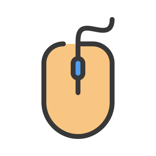 Computer mouse Generic Outline Color icon