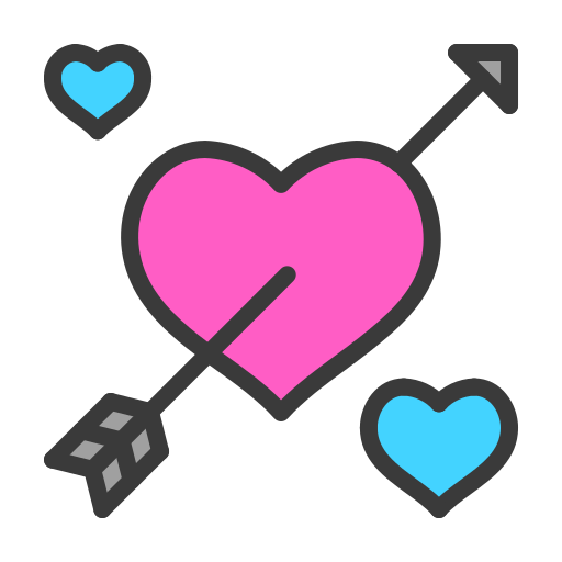amor pfeil Generic Outline Color icon