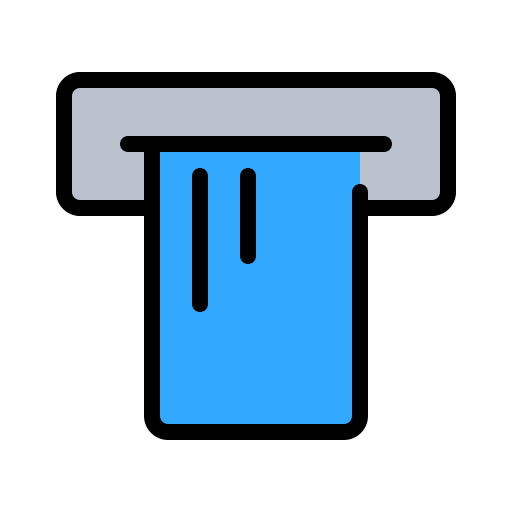 atm機 Generic Outline Color icon