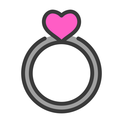 anillo Generic Outline Color icono