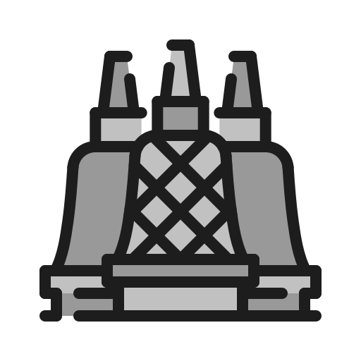 Stupa Generic Outline Color icon