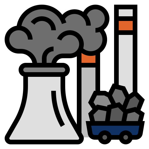 化石燃料 Generic Outline Color icon