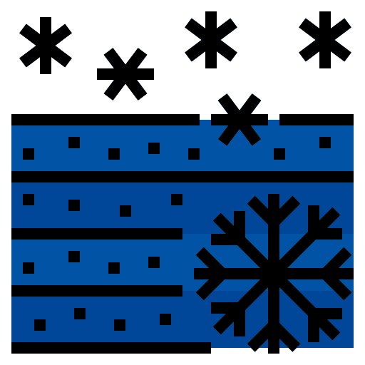 nieve Generic Outline Color icono