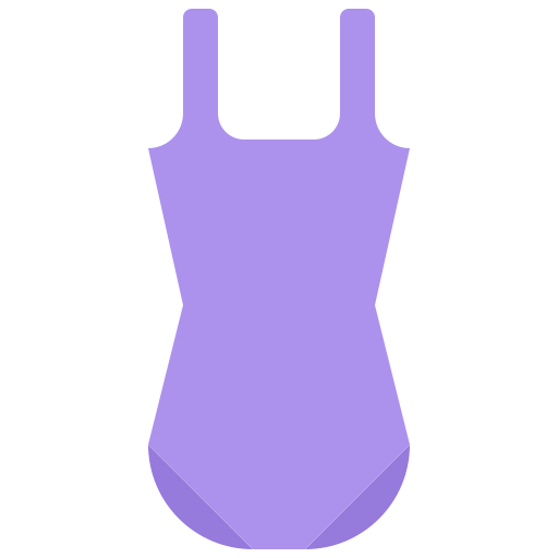 Swimsuit Coloring Flat icon