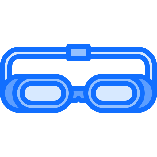 очки для плавания Coloring Blue иконка