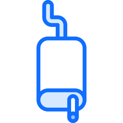 tubo di scarico Coloring Blue icona