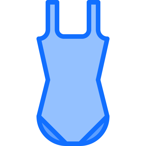zwempak Coloring Blue icoon