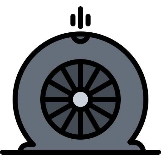neumático desinflado Coloring Color icono