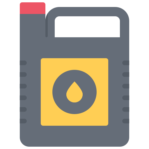 Engine oil Coloring Flat icon