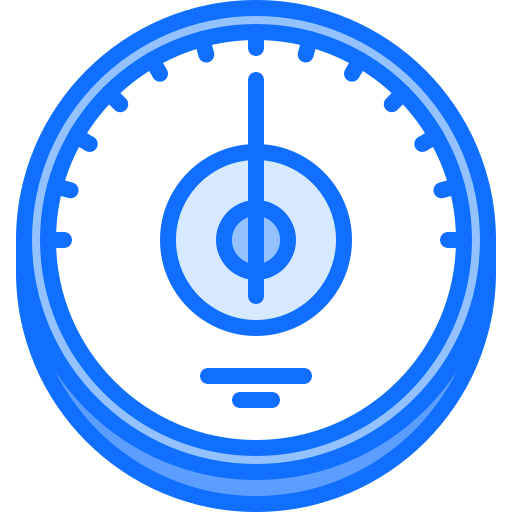 Speedometer Coloring Blue icon