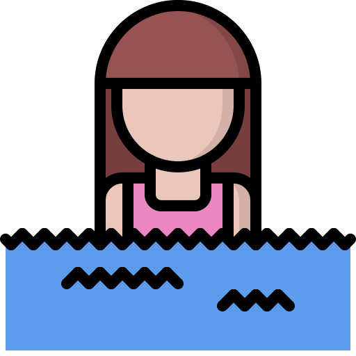 Swimmer Coloring Color icon